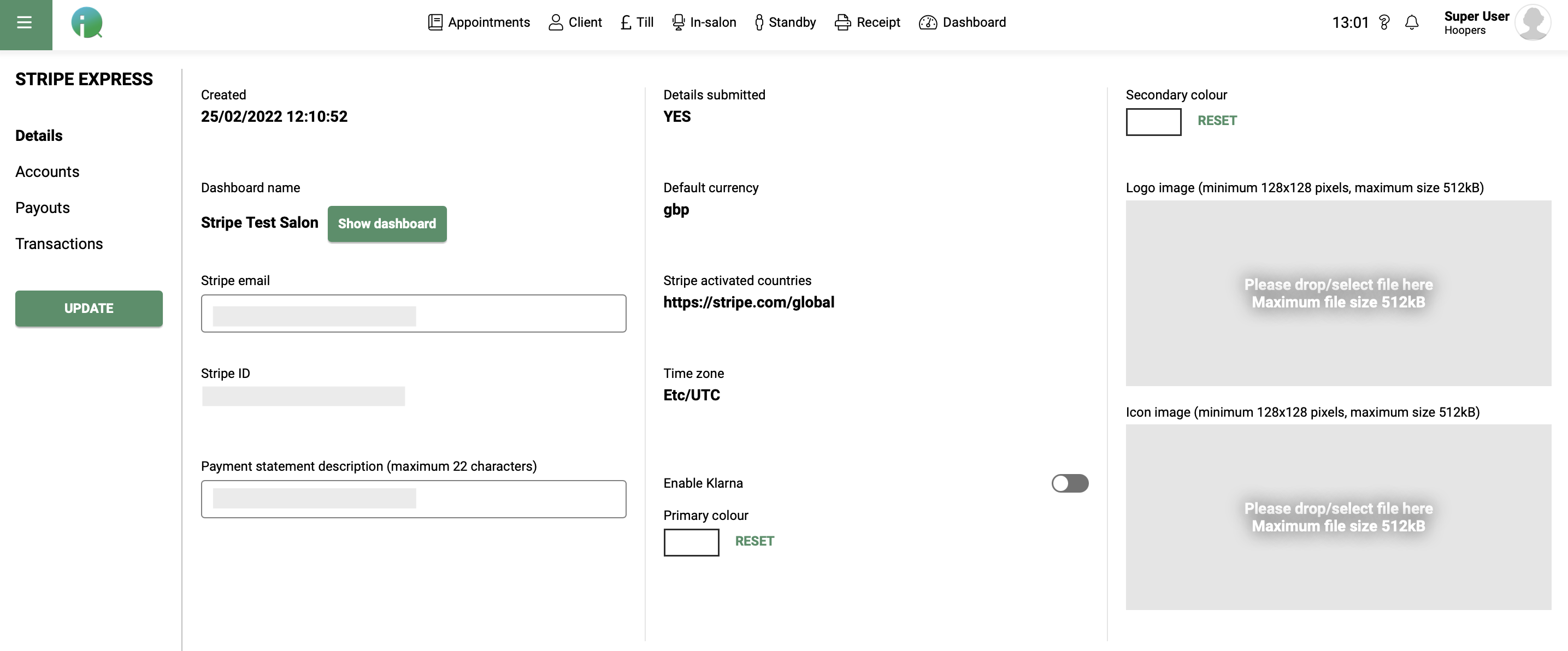 Your Stripe Express Account